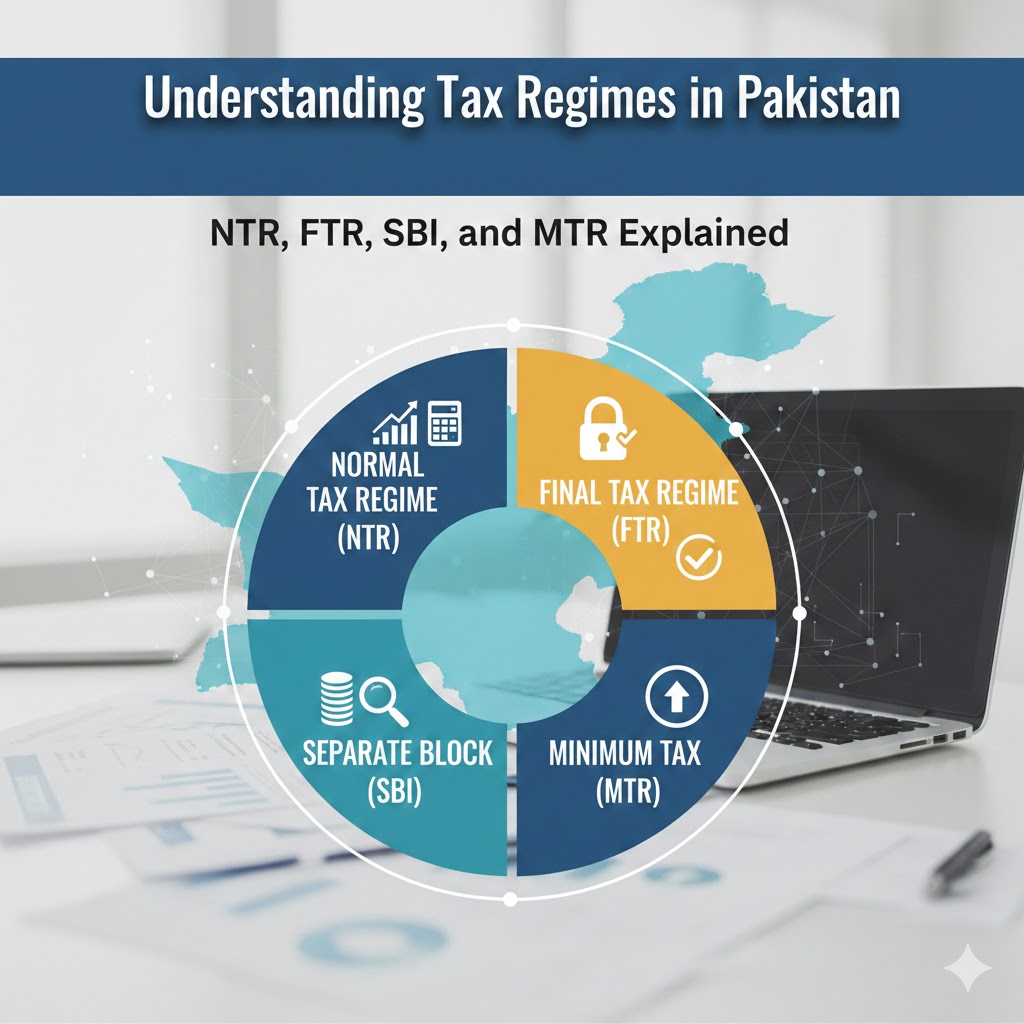 Understanding Tax Regimes in Pakistan: A Comprehensive Guide to NTR, FTR, SBI, and MTR Understanding Tax Regimes in Pakistan: A Comprehensive Guide to NTR, FTR, SBI, and MTR